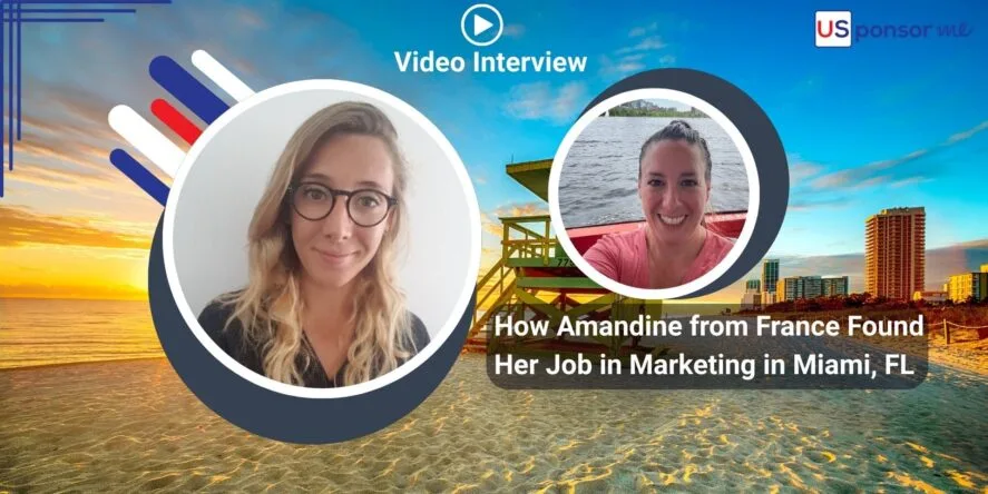 a screenshot of a video interview